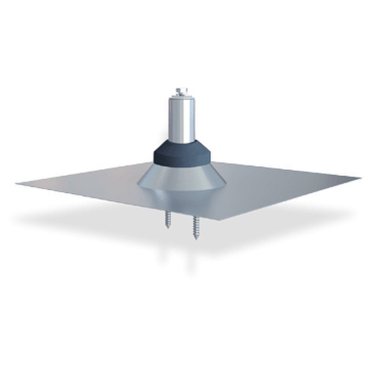 QMNS Qbase Metal, Shake & Slate, 18" x 18", Mill Finish