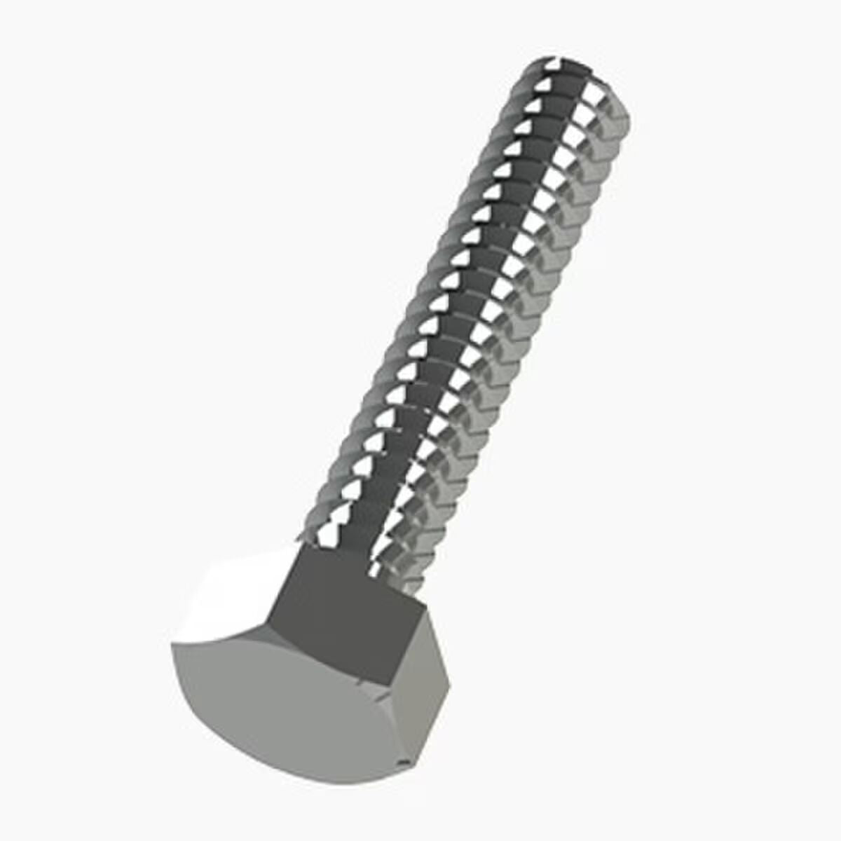 Unirac 310751 RM Hex Bolt, for use with Roof Mount Module Clips.