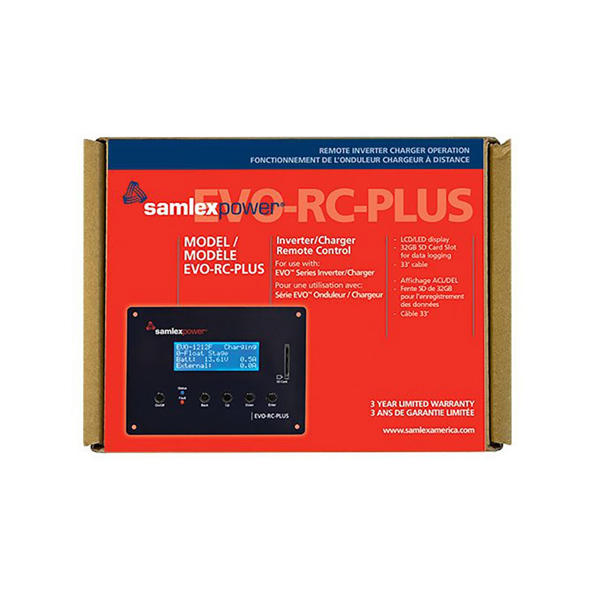 Samlex EVO-RC-PLUS Programmable Remote Control