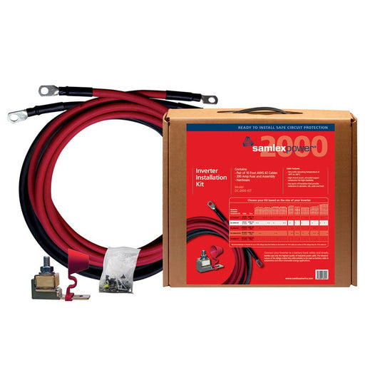 Samlex DC-1000-KIT,Inverter Installation Kit, 100A, 10Ft,  4AWG