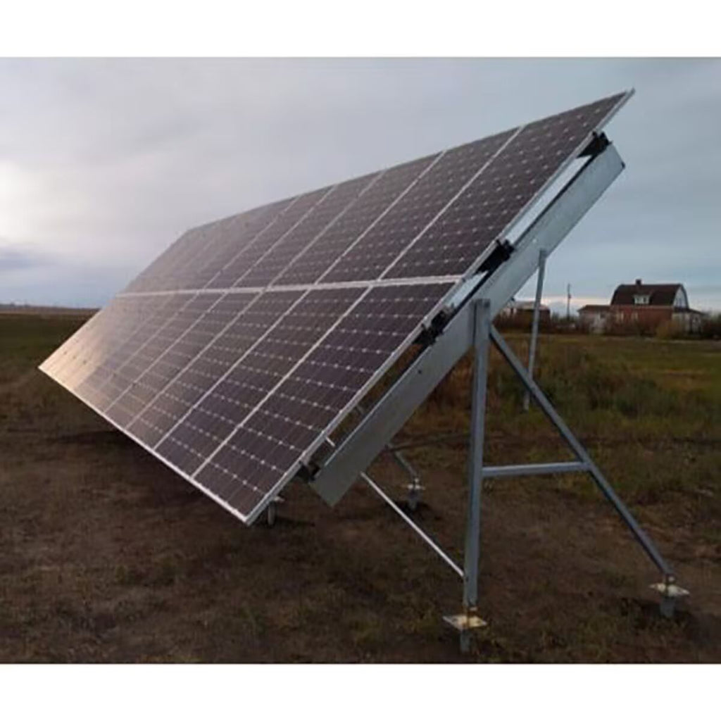 Kinetic Solar KAGM6-G, 6 Module, Adjustable Ground Mount 2.0 (20° - 45°- 60°)