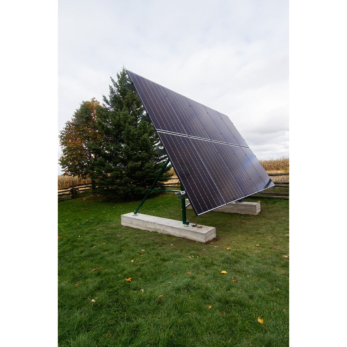Kinetic Solar KAGM46-G, 46 Module (8+6+6+6+6+6+8), Adjustable Ground Mount 2.0 (20° - 45°- 60°)