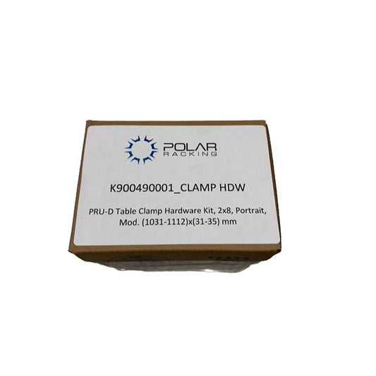 Polar Racking Core Flex Table Clamp Hardware kit, Mod. 31-35mm