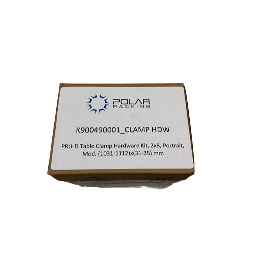 Polar Racking Core Flex Table Clamp Hardware kit, Mod. 31-35mm