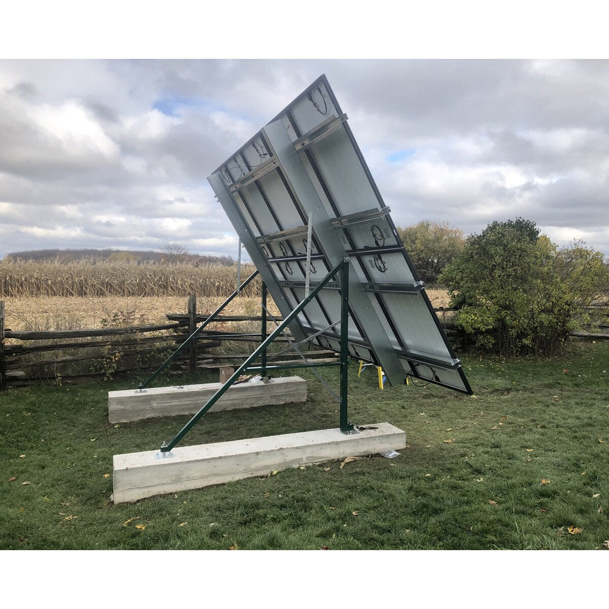 Kinetic Solar KAGM18-G, 18 Module (6+6+6), Adjustable Ground Mount 2.0 (20° - 45°- 60°)