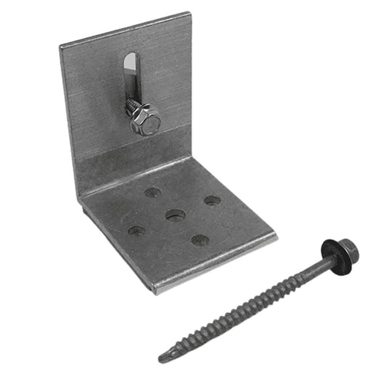 Kinetic Solar KVLM-4S-MM Universal L Mount, One Self Drilling 4" Bolt and Neoprene washer???????