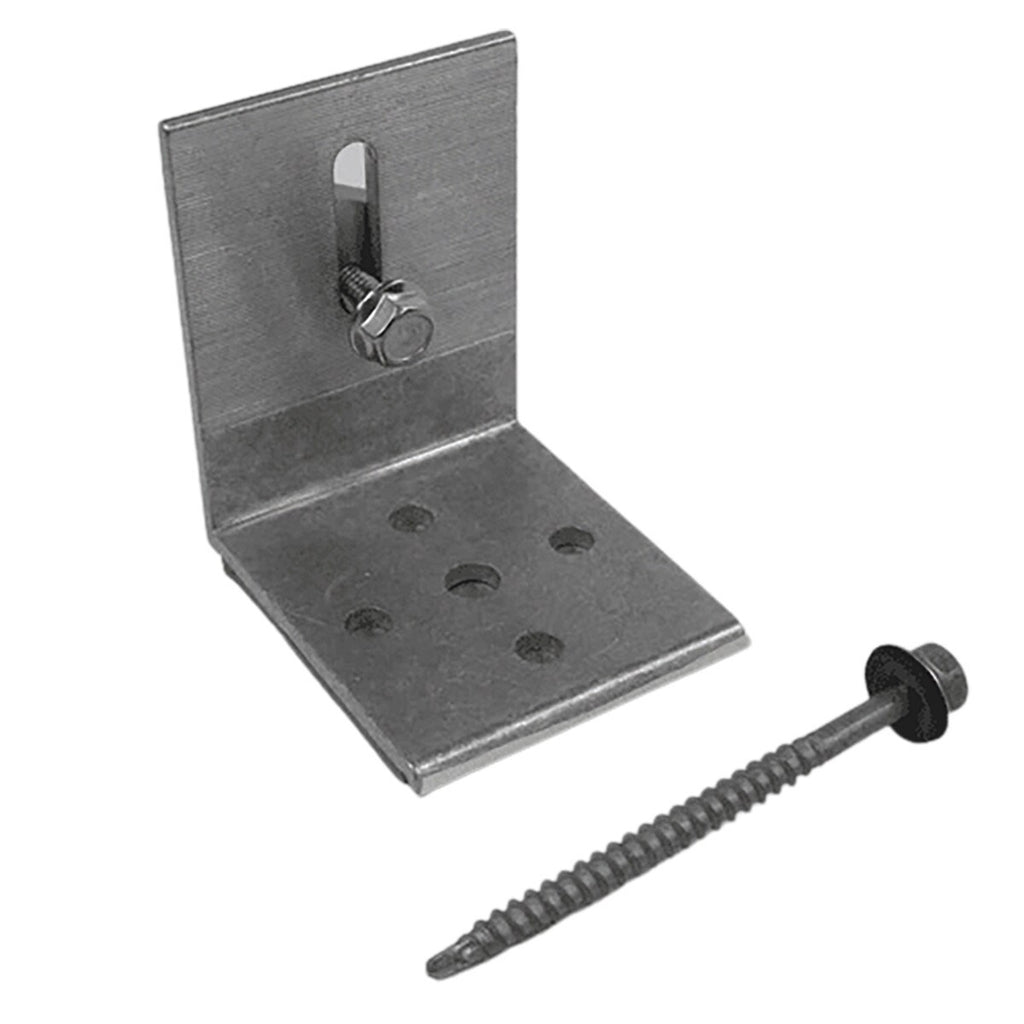 Kinetic Solar KVLM-4S-MM Universal L Mount, One Self Drilling 4" Bolt and Neoprene washer???????